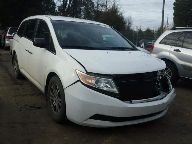 5FNRL5H41CB094298 - 2012 HONDA ODYSSEY EX WHITE photo 1