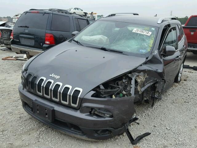 1C4PJLCS0EW299262 - 2014 JEEP CHEROKEE L CHARCOAL photo 2