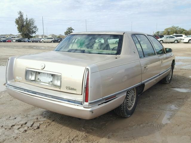 1G6KD52B2RU307915 - 1994 CADILLAC DEVILLE GOLD photo 4