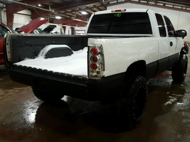 1GCEK19T93Z258066 - 2003 CHEVROLET SILVERADO WHITE photo 4