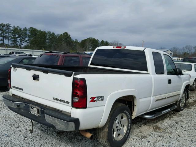 1GCEK19T84E219400 - 2004 CHEVROLET SILVERADO WHITE photo 4