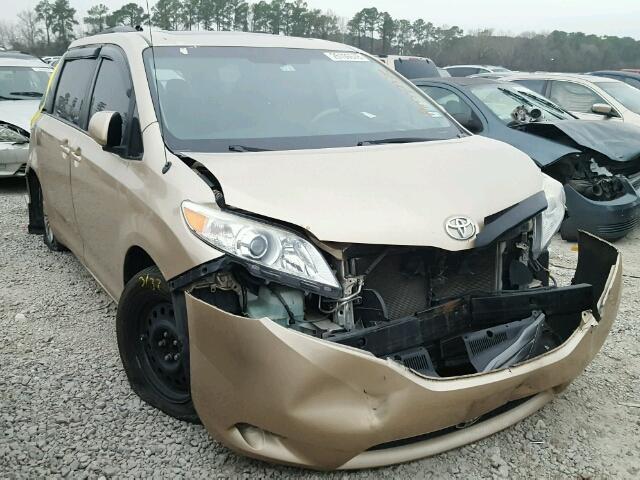 5TDYK3DC4BS146730 - 2011 TOYOTA SIENNA XLE GOLD photo 1