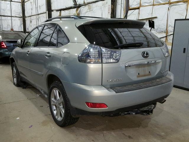 JTJHW31UX82040331 - 2008 LEXUS RX 400H BEIGE photo 3