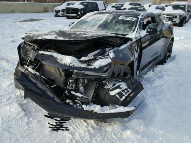 1G1FH1R7XH0121986 - 2017 CHEVROLET CAMARO SS BLACK photo 2