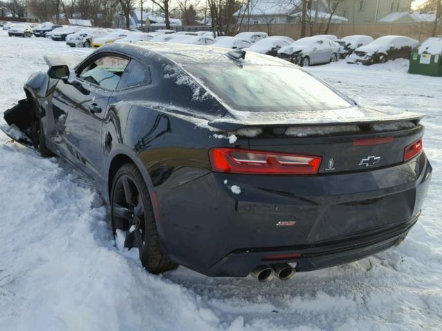 1G1FH1R7XH0121986 - 2017 CHEVROLET CAMARO SS BLACK photo 3