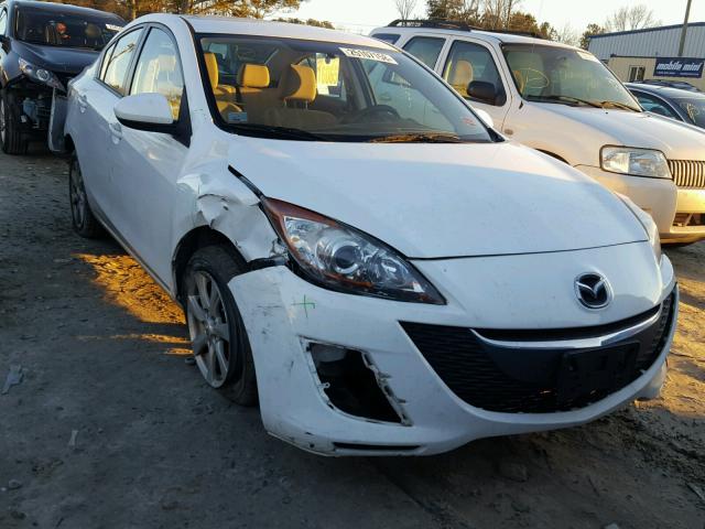 JM1BL1SFXA1206509 - 2010 MAZDA 3 I WHITE photo 1