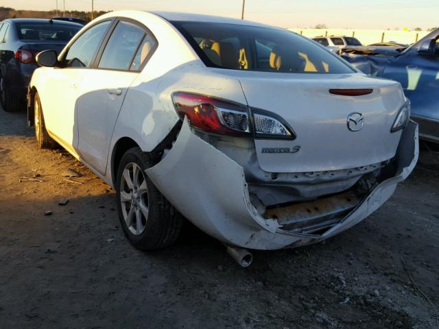 JM1BL1SFXA1206509 - 2010 MAZDA 3 I WHITE photo 3