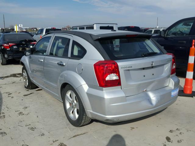 1B3CB4HA7AD571590 - 2010 DODGE CALIBER SX GRAY photo 3