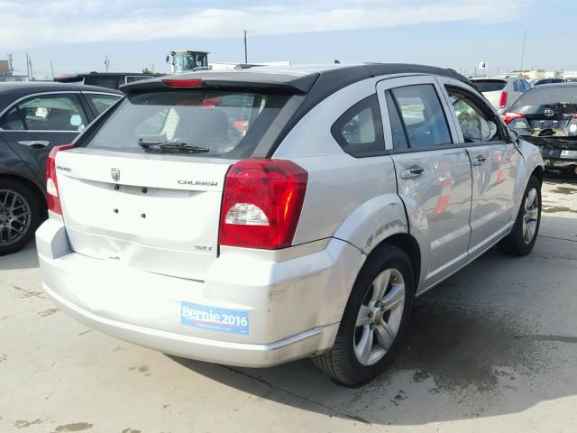 1B3CB4HA7AD571590 - 2010 DODGE CALIBER SX GRAY photo 4