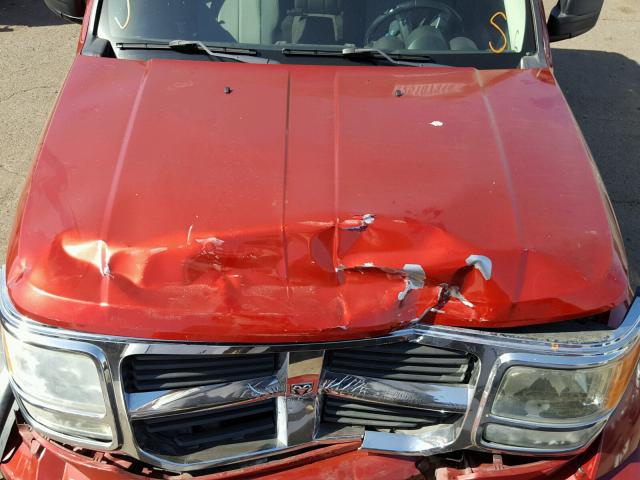 1D8GU58K27W655632 - 2007 DODGE NITRO SLT RED photo 7