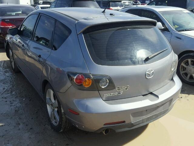 JM1BK143561513969 - 2006 MAZDA 3 HATCHBAC SILVER photo 3