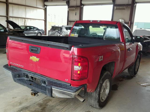 1GCEK14C28Z230804 - 2008 CHEVROLET SILVERADO RED photo 4