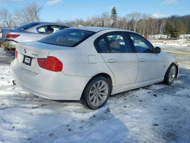 WBAPK5C52BF123650 - 2011 BMW 328 XI SUL WHITE photo 4