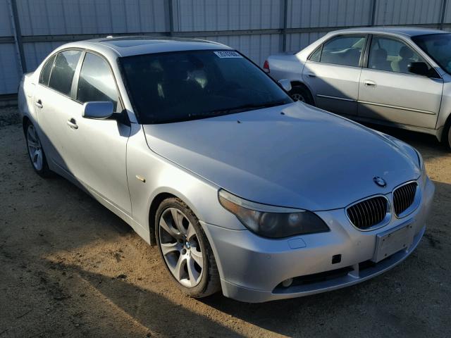 WBANB33585CN67049 - 2005 BMW 545 I SILVER photo 1