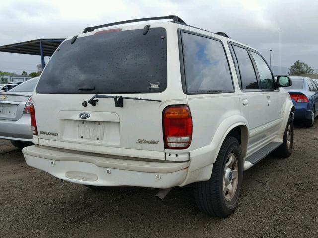 1FMDU65P1YZC08857 - 2000 FORD EXPLORER L WHITE photo 4