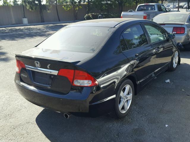 19XFA1F69AE072266 - 2010 HONDA CIVIC أسود صورة 4