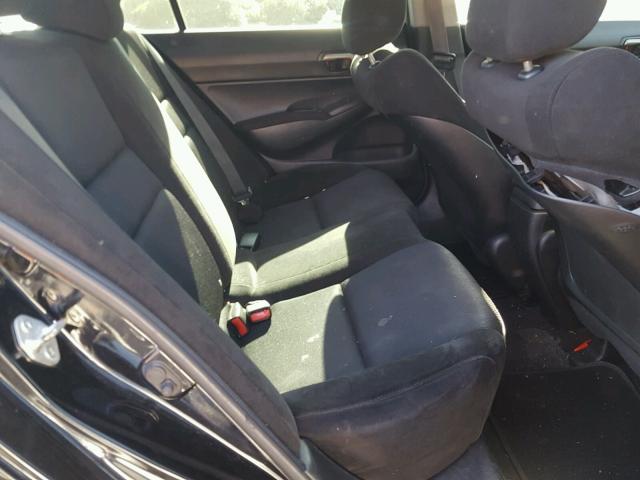 19XFA1F69AE072266 - 2010 HONDA CIVIC أسود صورة 6