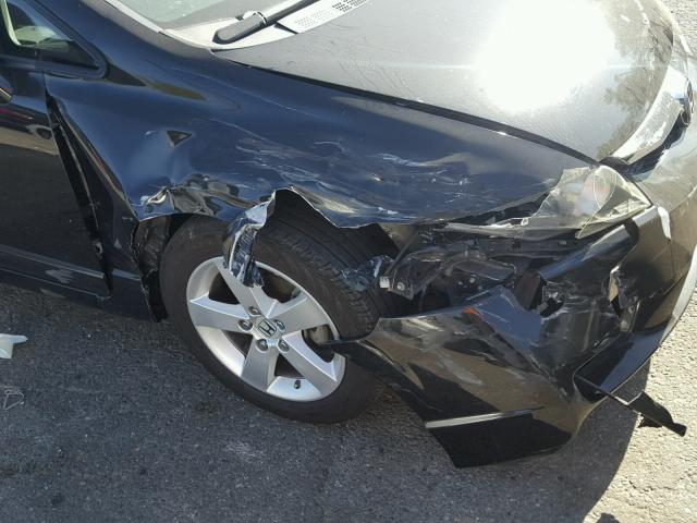 19XFA1F69AE072266 - 2010 HONDA CIVIC أسود صورة 9