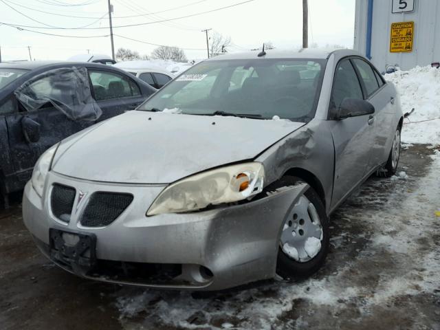 1G2ZF57B184122465 - 2008 PONTIAC G6 VALUE L SILVER photo 2