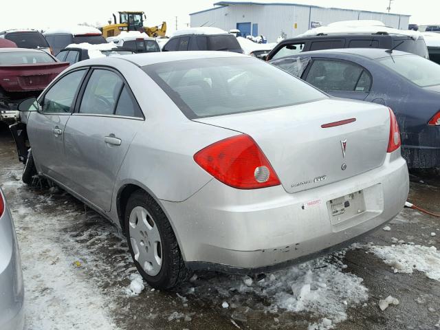 1G2ZF57B184122465 - 2008 PONTIAC G6 VALUE L SILVER photo 3