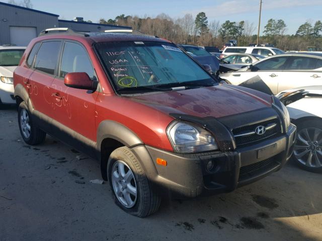 KM8JN12D05U127547 - 2005 HYUNDAI TUCSON GLS MAROON photo 1