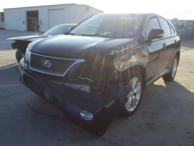 JTJZB1BA2C2408146 - 2012 LEXUS RX 450 BLACK photo 2