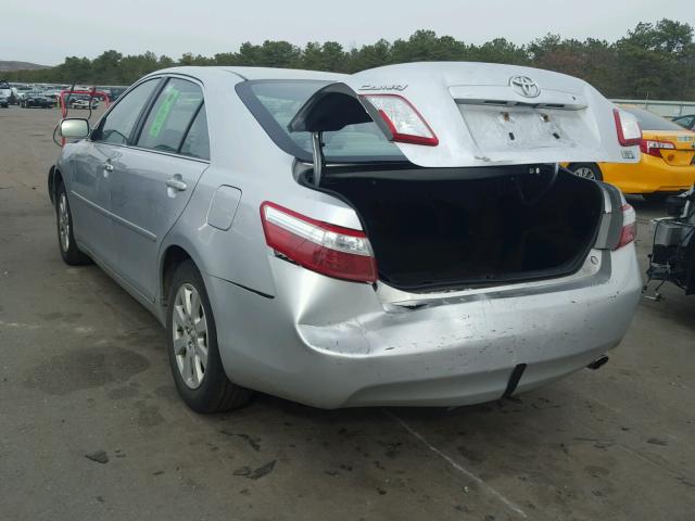 4T1BB46K99U107066 - 2009 TOYOTA CAMRY HYBR SILVER photo 3