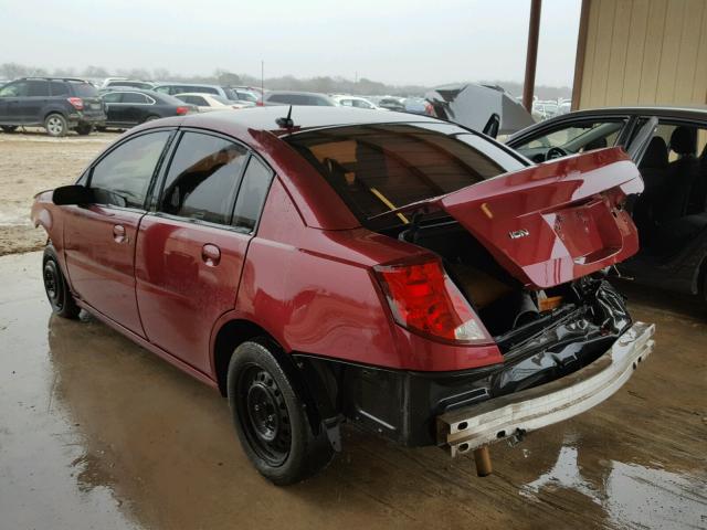 1G8AJ55F47Z107760 - 2007 SATURN ION LEVEL RED photo 3