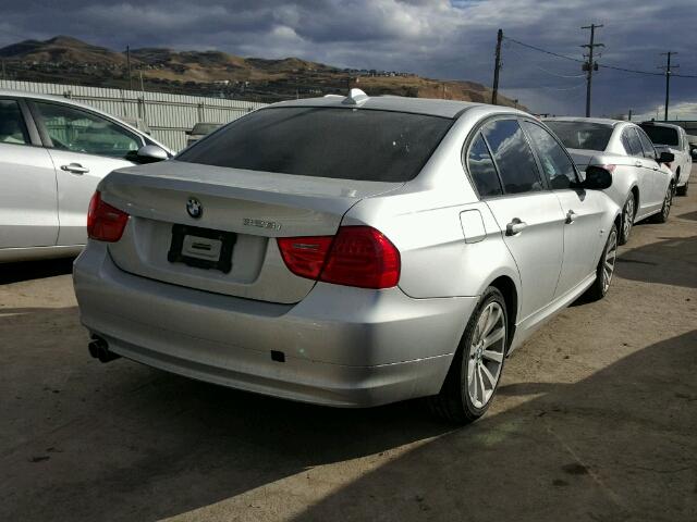 WBAPK7C51BA816413 - 2011 BMW 328 XI SILVER photo 4