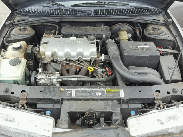 1G8ZH5492NZ231906 - 1992 SATURN SL1 GRAY photo 7