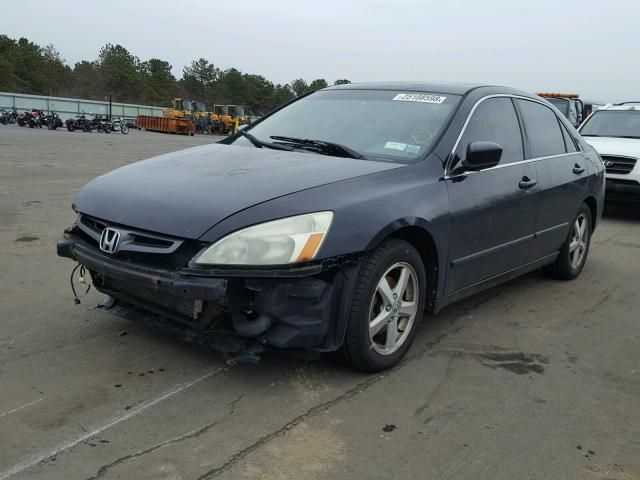 1HGCM56854A092090 - 2004 HONDA ACCORD EX BLACK photo 2