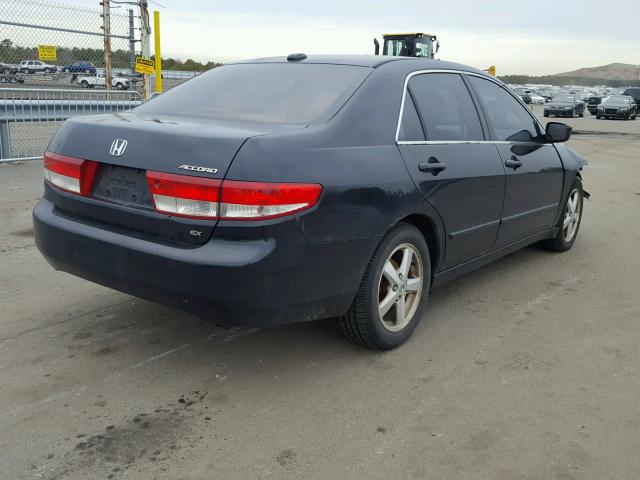 1HGCM56854A092090 - 2004 HONDA ACCORD EX BLACK photo 4