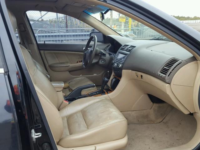 1HGCM56854A092090 - 2004 HONDA ACCORD EX BLACK photo 5