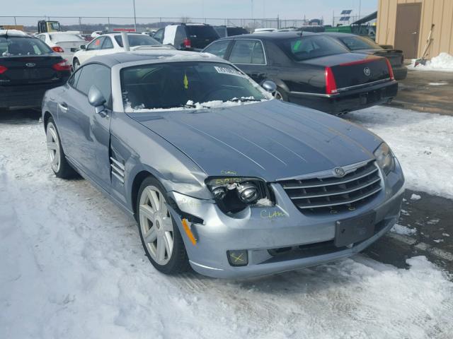 1C3AN69L64X000818 - 2004 CHRYSLER CROSSFIRE SILVER photo 1