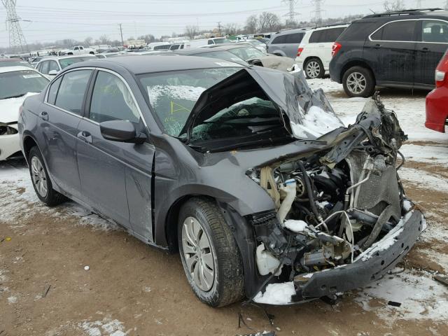 1HGCP2F34CA075094 - 2012 HONDA ACCORD LX GRAY photo 1