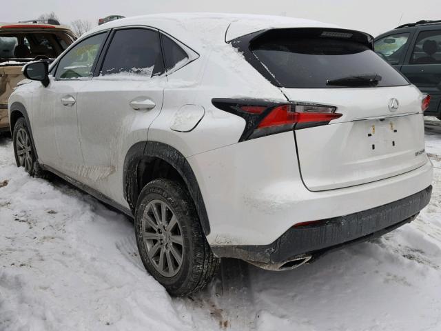 JTJYARBZ3H2052705 - 2017 LEXUS NX 200T WHITE photo 3