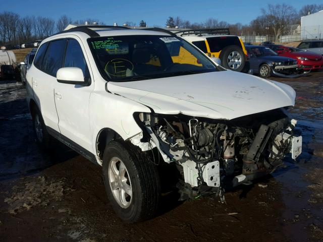 5NMSG73D38H184325 - 2008 HYUNDAI SANTA FE G WHITE photo 1