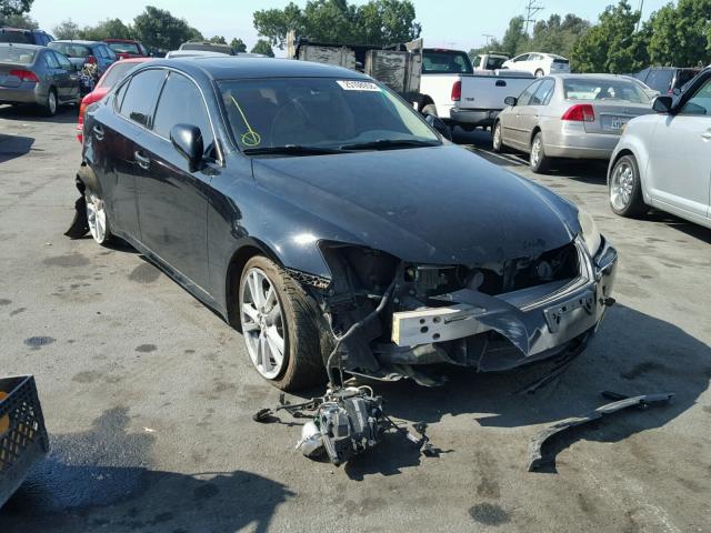 JTHBK262265011258 - 2006 LEXUS IS 250 BLACK photo 1