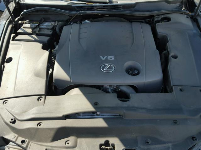 JTHBK262265011258 - 2006 LEXUS IS 250 BLACK photo 7