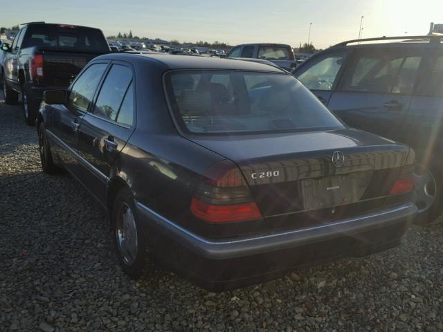 WDBHA29G9WF753929 - 1998 MERCEDES-BENZ C 280 BLACK photo 3