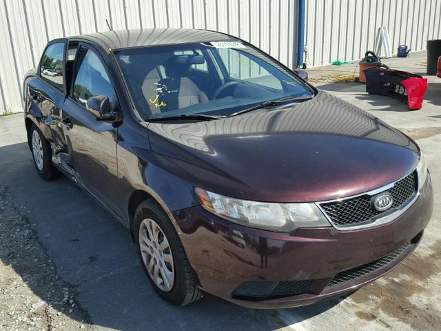 KNAFU4A26A5869869 - 2010 KIA FORTE EX MAROON photo 1