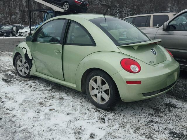 3VWRW31C77M507840 - 2007 VOLKSWAGEN NEW BEETLE GREEN photo 3