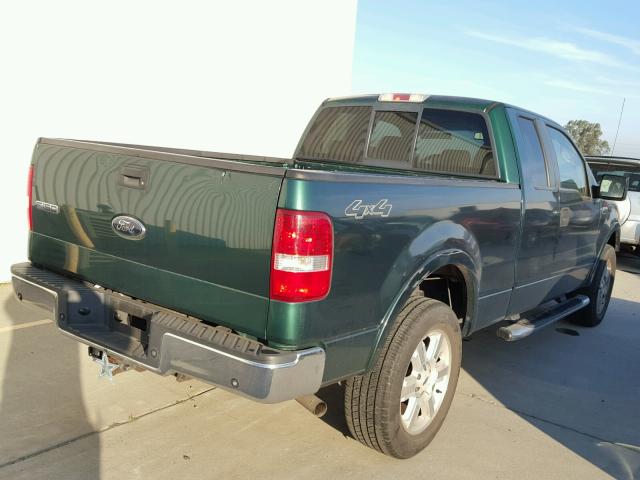 1FTPX14527FA67311 - 2007 FORD F150 GREEN photo 4