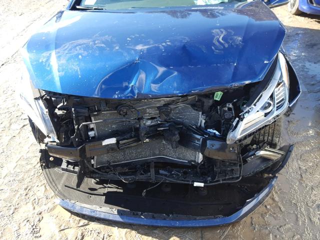 5NPE24AF5FH120608 - 2015 HYUNDAI SONATA SE BLUE photo 7