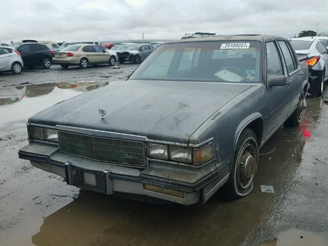 1G6CB6986F4285889 - 1985 CADILLAC FLEETWOOD GRAY photo 2