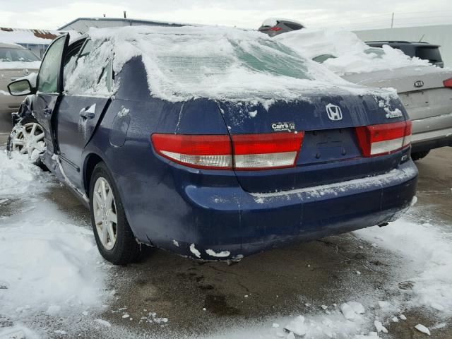 1HGCM66833A029638 - 2003 HONDA ACCORD EX BLUE photo 3