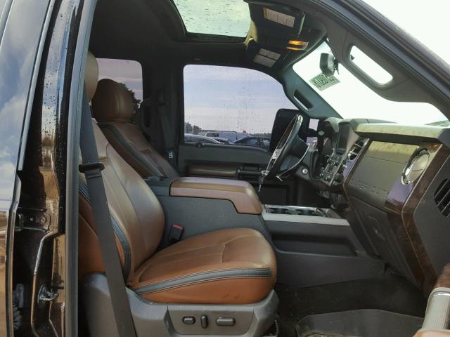 1FT7W2BT9DEB71807 - 2013 FORD F250 SUPER BROWN photo 5