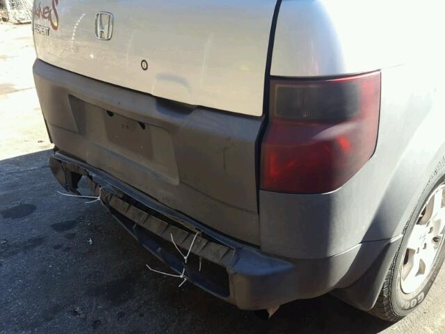 5J6YH18513L016464 - 2003 HONDA ELEMENT EX SILVER photo 9