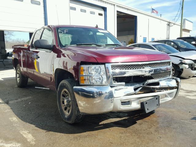 1GCRCSEA4DZ228466 - 2013 CHEVROLET SILVERADO BURGUNDY photo 1