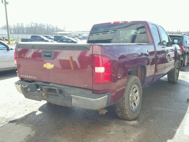 1GCRCSEA4DZ228466 - 2013 CHEVROLET SILVERADO BURGUNDY photo 4